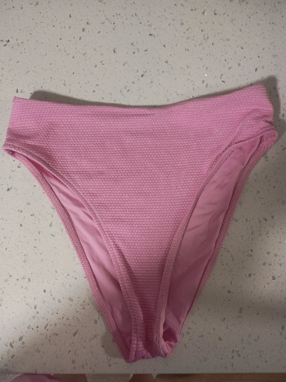 Frankie's Bikinis Pink Bandeau Bikini Set - Strapless Top & High-Cut Bottom